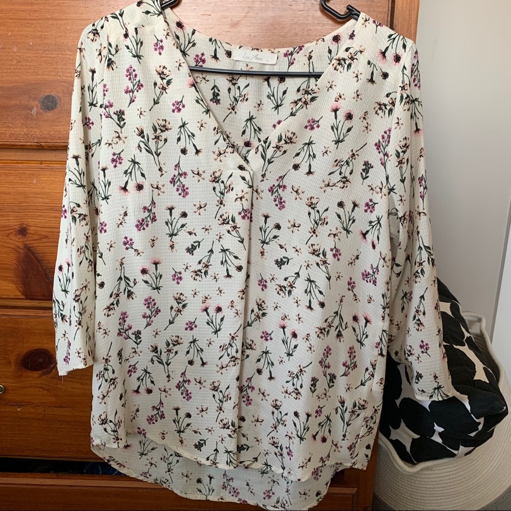 Delicate floral blouse